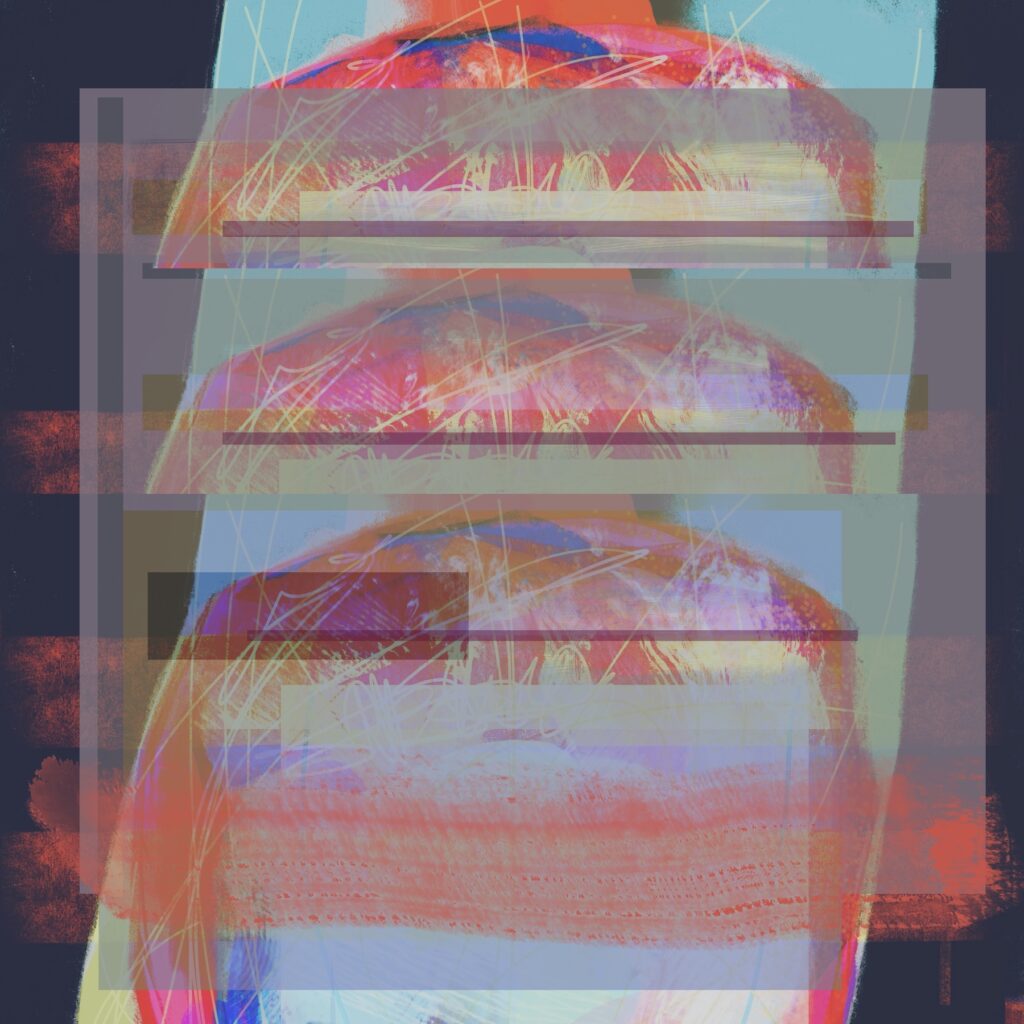 Abstract Art by Andrea M. Weiss, 2025.