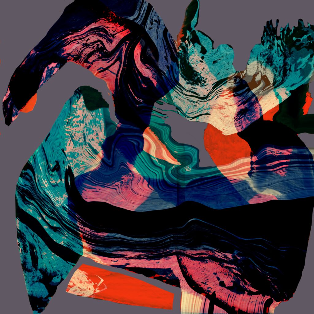 Internalization 1 is a Contemporary abstract painting of the ongoing Internalization series by flash for empathy.